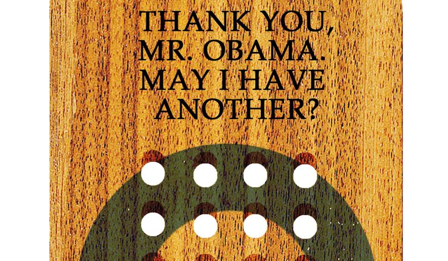 Illustration on Obama's economic legacy by Alexander Hunter/The Washington Times